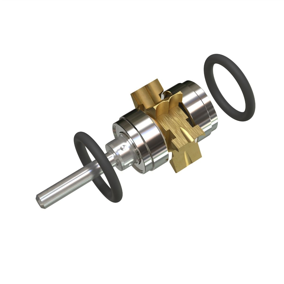thumbnail image 2 of Push Button Dental Turbine Handpiece - Replacement For Kavo 634 P4 F4 By Handpiece-Guy 2 of 6
